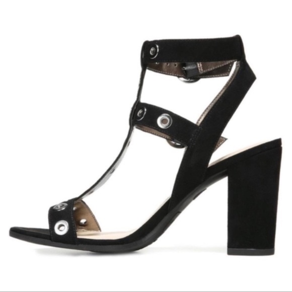 Sam & Libby Evita T-Strap Grommet Heels - Picture 2 of 7
